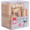 Rayher Box Bricolage Basic Legno, Fsc 100%, Naturale, 450 Parti, Assortito, PVC Box, 69262505