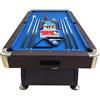 GRAFICA MA.RO SRL Tavolo da Biliardo 8 Piedi - Misura di Gioco 220 x 110 cm + Accessori per Carambola - Snooker Blu Billiard Table Modello Vintage Blu