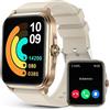 EGQINR Smartwatch Chiamate Bluetooth, Smartwatch Full Touch HD da 1,91 320 * 386, Orologio Fitness con Monitor METT/Temperatura, Smartwatch Impermeabile IP67 Compatibile con Android e iOS