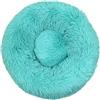 DOTBUY-SHOP Rotondo Cuccia Cane Interno, Peluche Cuccia Gatto e Cane Ciambella Cuscino per Cani, Lavabile e Morbido Cuscino per Animale Domestico, per Perros y Gatos Grandes (40 cm,Turchese)