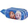Disney Frozen 2 Dream-Astuccio 3D Doppio, Blu, 22 x 9,5 cm