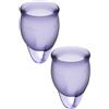 Satisfyer Feel Confident Menstrual Cup 2 pz
