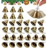 Guidre Confezione da 30 campanelle in bronzo vintage, per fai da te, decorazioni, casa, matrimoni, campane a vento