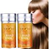 MKNZOME Cera per Capelli, MKNZOME 2 pezzi Stick Cera Capelli Uomo Donna Professionale Tenuta Extra Forte Non grassa Styling capelli Pomata Stick per Flyaways Bordo Frizz Capelli, 2.7fl.oz*2