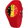 Ice-Watch ICE World Ola Belgium Orologio Rosso da Donna con Cinturino in Silicone, 015737 (Small)