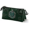 Harry Potter Slytherin-Astuccio Triplo, Verde, 23 x 11 cm