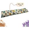 Sakito Cuscino Termico Microonde (55x12 cm) - Cuscino Riscaldabile Naturale per Cervicali e Lombalgia, Uso a Caldo o a Freddo - Elevata Ritenzione del Calore - Tessuto di Prima Qualità - Profumo di Lavanda