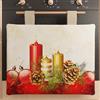 PETTI Artigiani Italiani - Copriforno Natalizio, Copriforno Cucina Natalizio, Copri Forno 40x50 cm, Copriforno Candele, 100% Made in Italy