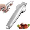 WOKICOR Taglia Castagne, Pinza per Castagne, Castagne Schiaccianoci in Acciaio Inox, Multifunzione Sbuccia della Apri, Castagno Clip, Castagne Utensili Cucina, Apricastagn, Nut Cracker Sheller Noce