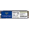 Timetec NVMe SSD PCIe Gen3x4 8Gb/s M.2 2280 3D NAND TLC 350TBW Cache SLC ad alte prestazioni Velocità di lettura/scrittura fino a 2000/1600 MB/s Unità a stato solido interna per laptop e desktop (2TB)