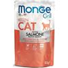 Monge Grill Cat Kitten Bocconcini in Jelly Salmone da 85 Gr