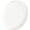 BIOZOYG 25 coperchi in cartone rivestito bianco Ø 9,1 cm I Per bicchieri da asporto I Rivestiti in PLA e traspiranti I Rivestiti in plastica bio I Fori per vapore I Cartone doppio stabile