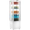 AMITEK Espositore vetrina refrigerata - Capacità 235 litri - cm 51.5 x 48.5 x 170 h