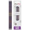 KnitPro J'Adore Cubics Ferri da Maglia a Doppia Punta Set da 5 - Spilli in Legno per Calzini Cappelli Guanti Corti per Maglia Rotondi - 15 cm x 3,75 mm