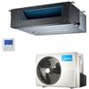 CLIMATIZZATORE CANALIZZATO 30000 MIDEA GAS R-32 DC INVERTER A++A+ WI FI READY LINEA 2024.U.I. MTI-30HWFNX(GA).U.E. MOD30U-30HFN8-Q(GA)