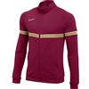 Nike Y Nk Dry Acd21 Trk Jkt K - Giacca sportiva da bambino, Unisex - Bambini, CW6115-677, Rosso/bianco/oro jersey/bianco, 10-12 anni
