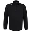 CCM Felpa da uomo CCM LOCKER ROOM FLEECE 1/4 ZIP Black L