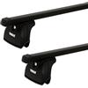 Thule Portatutto Thule con SquareBar Kia Carens (Mk II) 5-dr MPV con mancorrenti sul tetto integrati 07-12