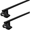 Thule Portatutto Thule con SquareBar Chevrolet Silverado 4-dr Crew-cab con tetto vuoto 14-18
