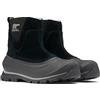 Sorel Buxton Pull On Boot WP, Stivali da Neve Impermeabili, Uomo, Black/Quarry 2023/2024, 43 EU