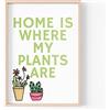 Tongue in Peach Stampa con citazioni divertenti | Stampe per la casa | Home Is Where My Plants | Estetic Wall Art Plant Mum Nature | A4 A3 A5 * Cornice non inclusa* - PBH167