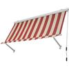 DEODATO Tenda da sole cassonata beige/bordeaux 200x250 cm