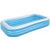 BESTWAY Piscina gonfiabile rettangolare Bestway 54009 Deluxe Blue 305x183x56 cm