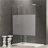 KAMALU Doccia walk-in 70cm vetro serigrafato altezza 185cm KW1000S