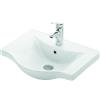 KAMALU Lavandino 55cm sospeso bagno Litos-BS55