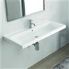 KAMALU Lavabo bagno 100 cm sospeso Litos-SV10