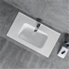 KAMALU Lavabo da incasso 81cm per mobile | Litos-K7080