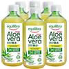 Equilibra 6x Equilibra Integratore per la Depurazione Aloe Vera Extra 99,5% con Pura Polpa e Proprietà Benefiche - 6 Flaconi da 1000ml