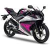 Kit adesivi grafica decal compatibili Yamaha R125 yzf stella vari colori C. 1762