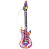 W WIDMANN MILANO Party Fashion - Chitarra gonfiabile, accessorio per costume con tracolla, chitarra immaginaria, strumento per Carnevale