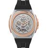 Ingersoll 1892 The Motion Automatic Mens Watch con quadrante argento e cinturino in plastica PU nero - I11703