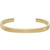 Fossil Bracciale da uomo, Bracciale da polso in acciaio inossidabile, tutto impilato, Oro (Gold)