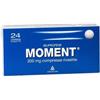 Moment 200 mg Ibuprofene Farmaco Antinfiammatorio e Antidolorifico 24 Compresse