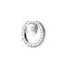 Biojoux Sanico Orecchini Post Foratura Pearl In Crystal Circle Bjt985