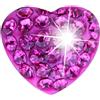 Biojoux Sanico Biojoux Orecchini Rose Crystal Heart 10 mm BJT 2100