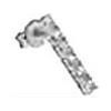 Biojoux Sanico Orecchini In-line Zircons 18mm