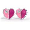 Biojoux Sanico Orecchini Sweet Gold Heart With Swarovski 1 Paio