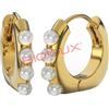 Biojoux Sanico Bjt315 Orecchini Dolores Pearl Gold Plated