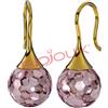 Biojoux Sanico Bjt322 Orecchini Carmen Rosa Gold Plated