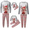 Kobilee Set Pigiama Famiglia Natale Manica Lunghe Curvy Invernale Pigiama Famiglia Coordinati Caldo Due Pezzi Pigiama Natalizio Cotone Grinch Comode Pigiama Natale Famiglia per Uomo Donna Bambino