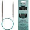 KnitPro 36103 Mindful - Ferri circolari per lavorare a maglia, 6,00 mm, 80 cm, colore verde blu, 6 mm