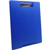 RAYLU PAPER - Appunti con pinza A4 realizzati in polipropilene resistente, cartella appunti con copertina per appunti in ufficio (blu)