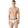 Emporio Armani Men's Brief Logo Label Slip Boxer, Cream, L Uomini