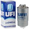UFI Filters, Filtro Gasolio 24.ONE.02, Filtro Carburante per Ricambio, Adatto ad Auto, Applicabile su Diversi Modelli come Opel e Vauxhall