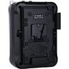 Rollei Soluna - Adattatore per batteria a V Mount su Rollei Soluna, completamente compatibile con batteria a V Mount