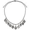 Vestopazzo VLNET collana regolabile con pendenti cuori sacri placcati in argento | Nickel tested | lavorazione artigianale | LO53127